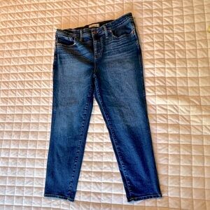 Madewell Stovepipe Classic straight leg blue jeans 32P